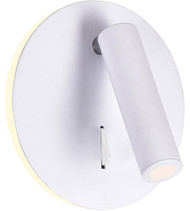 LED Sconce with Matte White Finish 1241W6-103