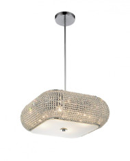 4 Light Down Chandelier with Chrome finish 5476P16C-S
