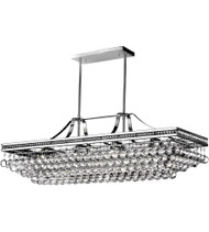 10 Light Chandelier with Chrome Finish 1070P42-10-601