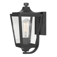 Drayton 13 In 1-Light Matte Black Painted Outdoor Wall Sconce Lamp E10009-001