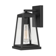 Edisto 11 In 1-Light Matte Black Painted Outdoor Wall Sconce Lamp