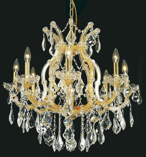 9 Light Maria Theresa crystal chandeliers KL-41039-26-G