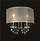 2 Light Crystal Wall Sconce With Golden Teak Shade KL-41052-1413-GT