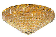 Cinderella Crystal Flush mount Light KL-41041-3016-G