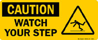 caution sign information from OSHA