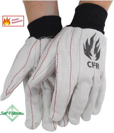 cotton safety gloves