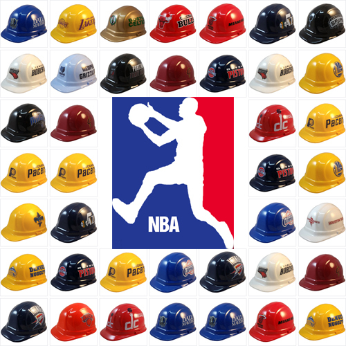 Check out our NBA Team Hard Hats Texas America Safety Company
