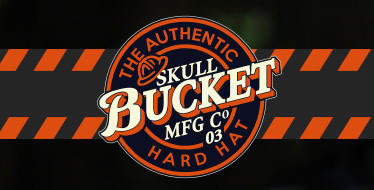 SkullBucket Original Full Brim Aluminum Hard Hats