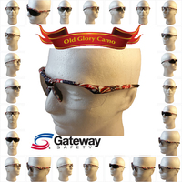 Gateway Old Glory Camo Patriotic Safety Glasses with Clear Lens