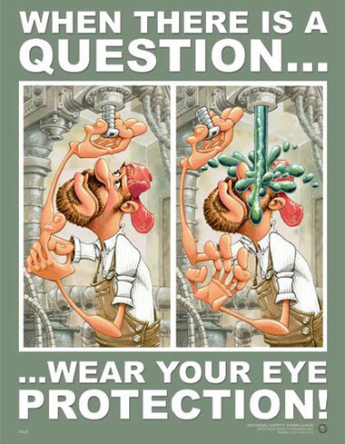 Eye Protection Safety Posters in ENGLISH  pic 1
