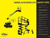Aerial and Scissor Lift Safety Posters in ENGLISH  pic 1