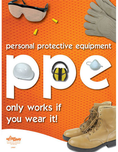 PPE Safety Posters in ENGLISH  pic 1