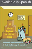 Clean Environment Safety Poster in SPANISH  pic 1