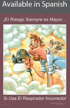 Respirator Safety Poster in SPANISH  pic 1