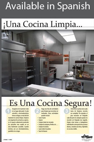 Clean Kitchen Poster in SPANISH  pic 1