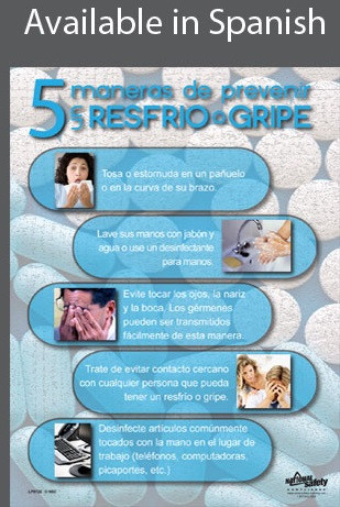 Cold or Flu Safety Poster in SPANISH  pic 1