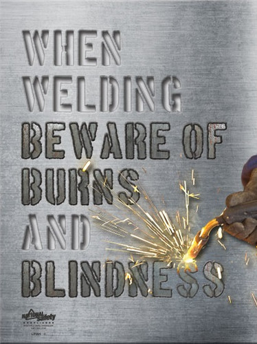 Burns and Blindness Safety Posters in ENGLISH  pic 1