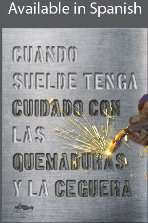 Burns and Blindness Safety Poster in SPANISH  pic 1