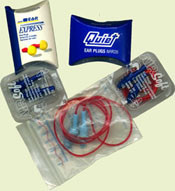 Disposable Ear Plug Corded Samples (10 pieces) # dp00-C pic 1
