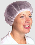Nylon Disposable 24 inch Hair Nets (1000 per case)  pic 1