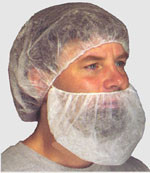 Polypropylene Beard Covers 21 Inch Beard Covers   pic 1