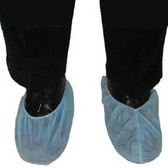 Polypropylene Blue Plain Shoe Covers   pic 2
