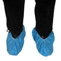 Sunsoft Heavy Duty PE Coated Blue Shoe Covers   pic 2