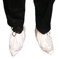 Tyvek White Disposable Shoe Covers (100 pair)  pic 3