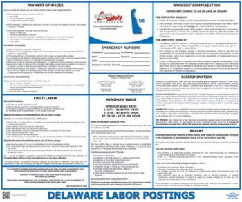 Delaware State Labor Law Posters