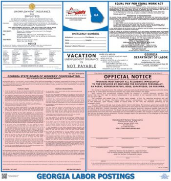 Georgia State Labor Law Posters