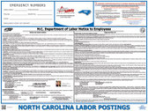 North Carolina State Labor Law Poster
