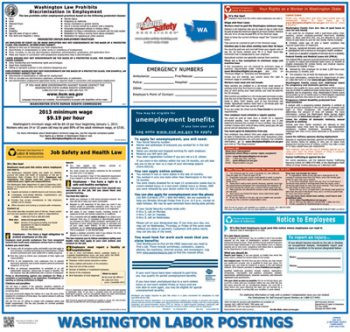 Washington Government-Issued Insurance State Labor Law Poster