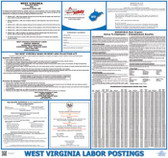 West Virginia State Labor Law Poster