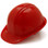 Pyramex 4 Point Cap Style Hard Hats ~ Red