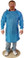 Sunsoft BLUE Isolation Gown w/ Elastic Wrists, Ties   pic 1