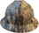 MSA FULL BRIM ACU Design Camouflage Hard Hats  - Front View