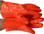 Orange PVC Gloves 12 inch w/ Foam Lining Pic 1