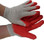 Cotton String Knit Gloves w/ Red Dipped Rubber Palm Pic 1