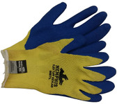 Kevlar Stiched glove Bear Kat w/ Blue latex palm Pic 1