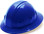 Pyramex 4 Point Full Brim Style with RATCHET Suspension Blue - Oblique View