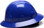 Pyramex 4 Point Full Brim Style with RATCHET Suspension Blue - Side View