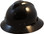 MSA V-Gard Full Brim Hard Hats with Fas-Trac III Suspensions  ~ Black