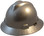 MSA V-Gard Full Brim Hard Hats with Fas-Trac III Suspensions  ~ Silver
