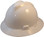 MSA V-Gard Full Brim Hard Hats with Staz-On Suspensions ~ White
