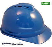 MSA Advance Vented Hard Hats  Blue