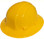ERB Omega II Full Brim Hard Hats w/ Ratchet Yellow pic 1
