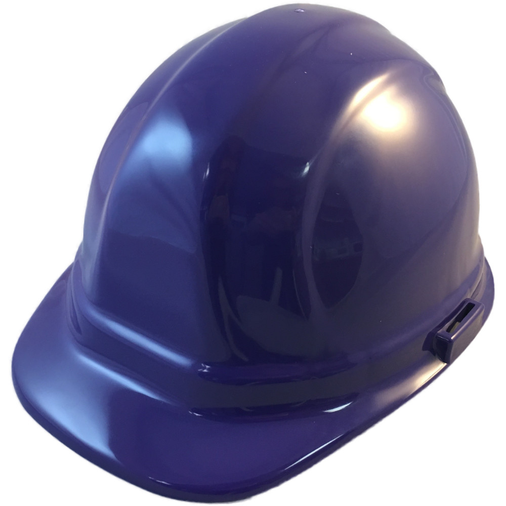 purple hard hat