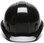 Pyramex 4 Point Cap Style Hard Hats with RATCHET Suspension Black - Front View