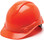 Pyramex Ridgeline Cap Style Hard Hats Hi Viz Orange - Oblique View