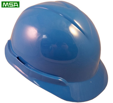MSA Vangard II Helmet ~ Blue ~ View 01